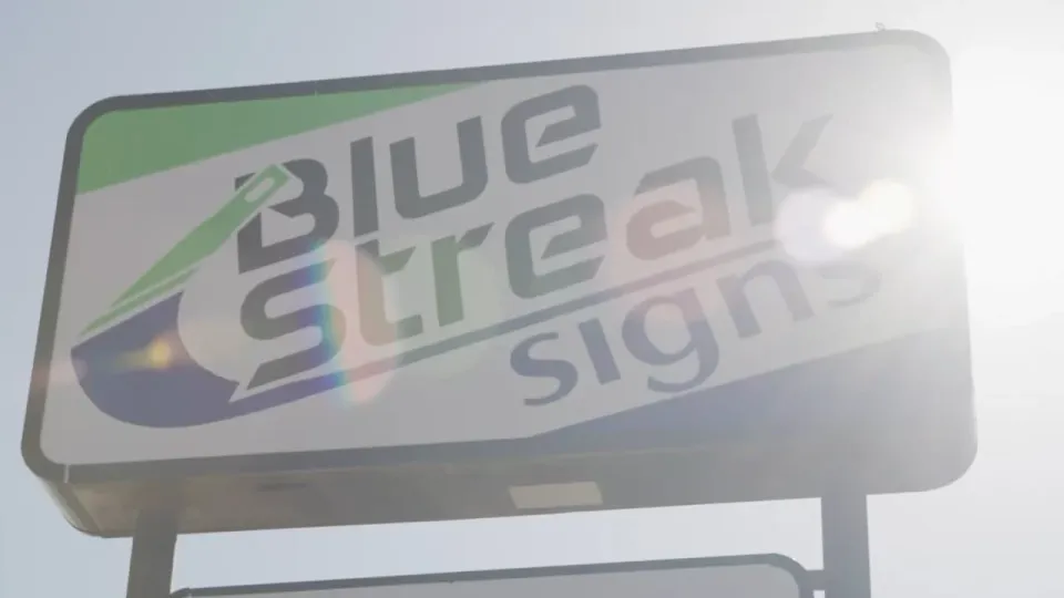 Blue Streak Signs · image from the official website