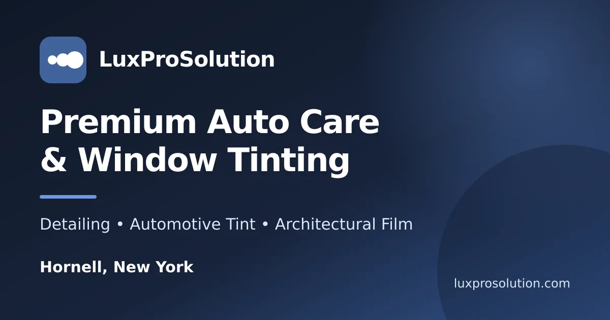 Image from LuxProSolution's website · Hornell, NY